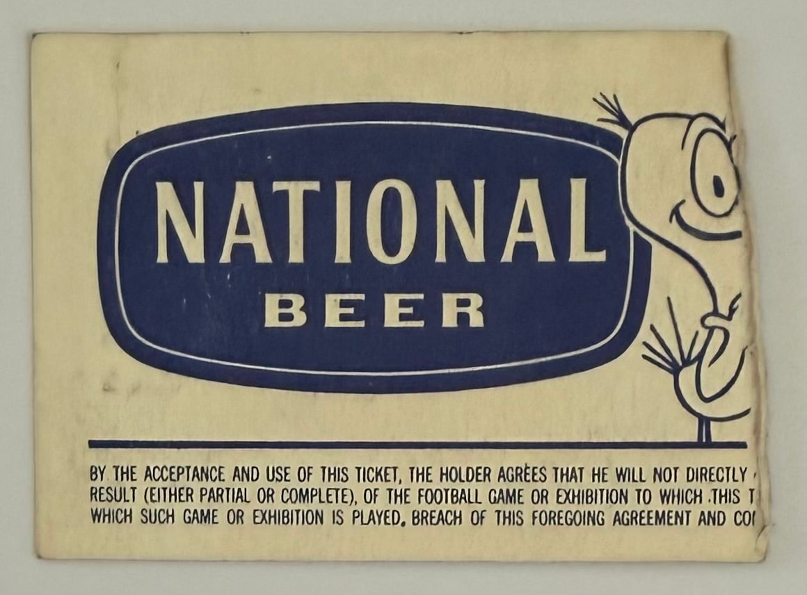 December 3, 1961, Baltimore Colts versus SF 49ers