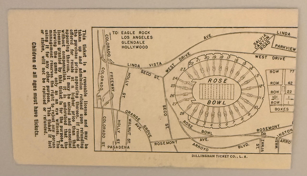 January 1, 1965, Rose Bowl Game, MIchigan versus Oregon State