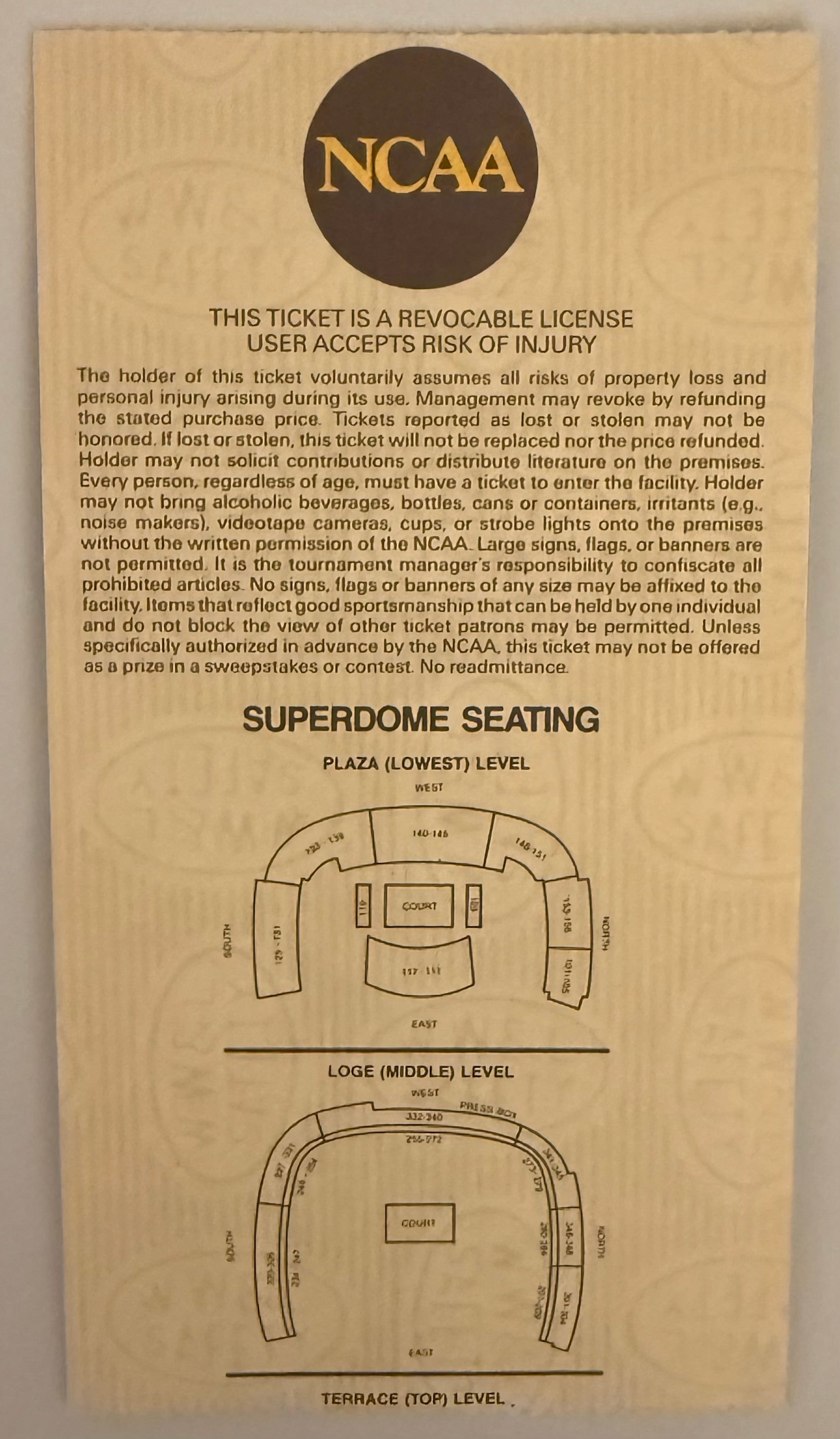 April 5, 1993, NCAA Championship Game, North Carolina versus Michigan