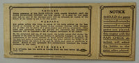 1940 World Series Game 2 at Crosley Field Ticket Stub