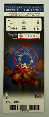 2006 NBA Playoffs, Round 1 Home Game 1 at the Palace in Detroit