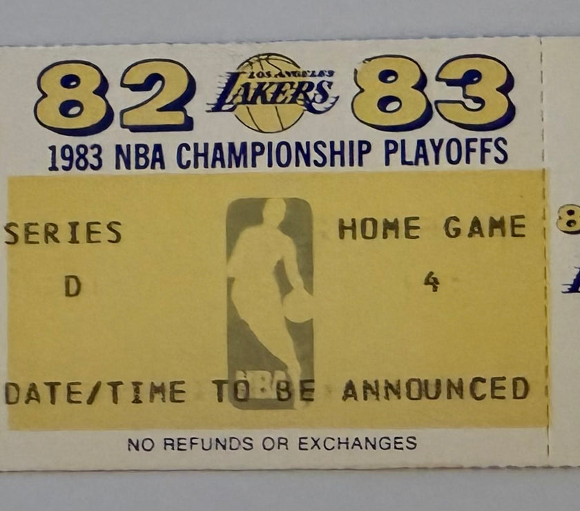 1983 NBA Championship Playoffs, Los Angeles Lakers versus Philadelphia 76ers