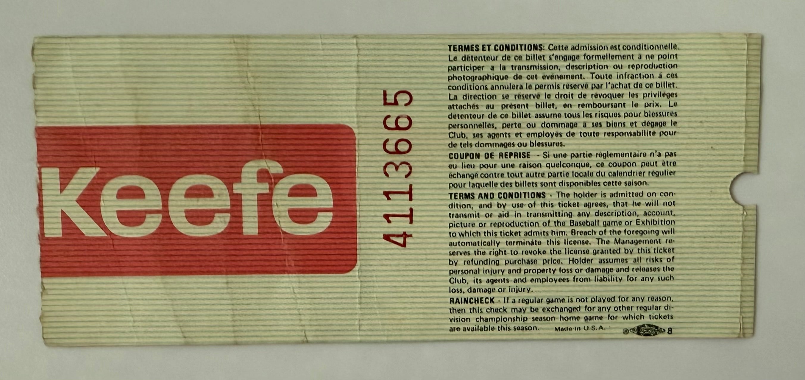 1984 Pete Rose Achieves Milestone Hit #4000  In Montreal April 13, 1984