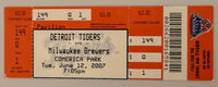 June 12, 2007, Tigers Versus Brewers, Justin Verlander First No Hitter
