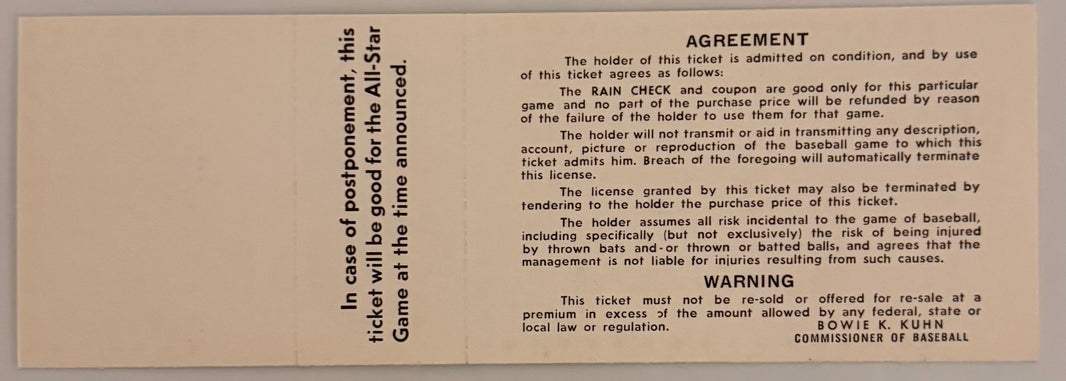 July 24, 1973, MLB All-Star Game, Willie Mays Last ASG