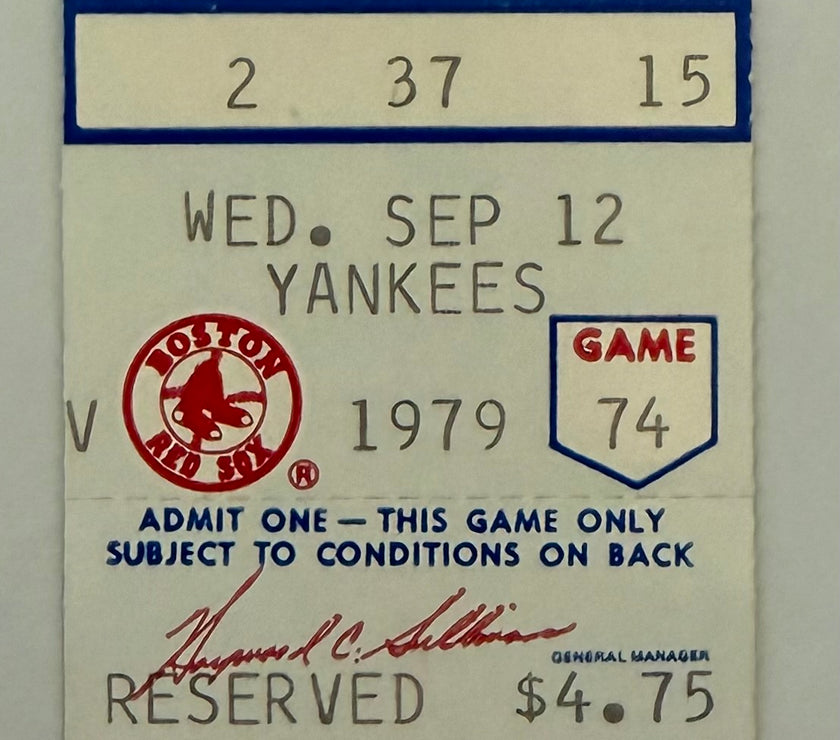 Carl Yastrzemski 3000 Hit - 9/12/1979