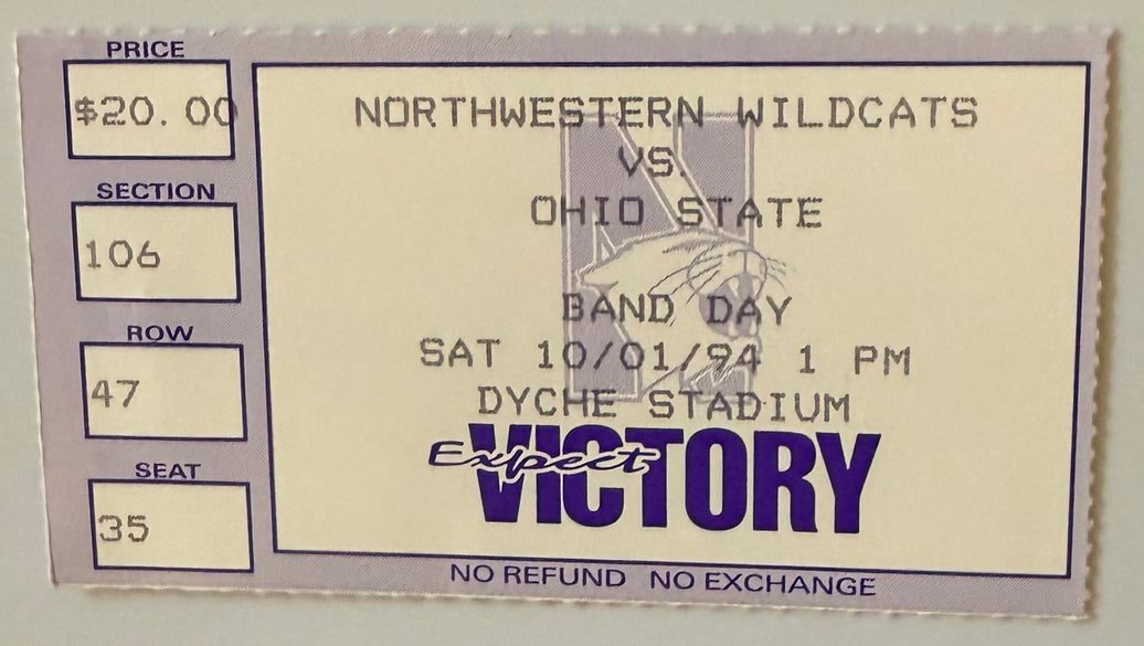 October 1, 1994, Ohio State University at Northwestern