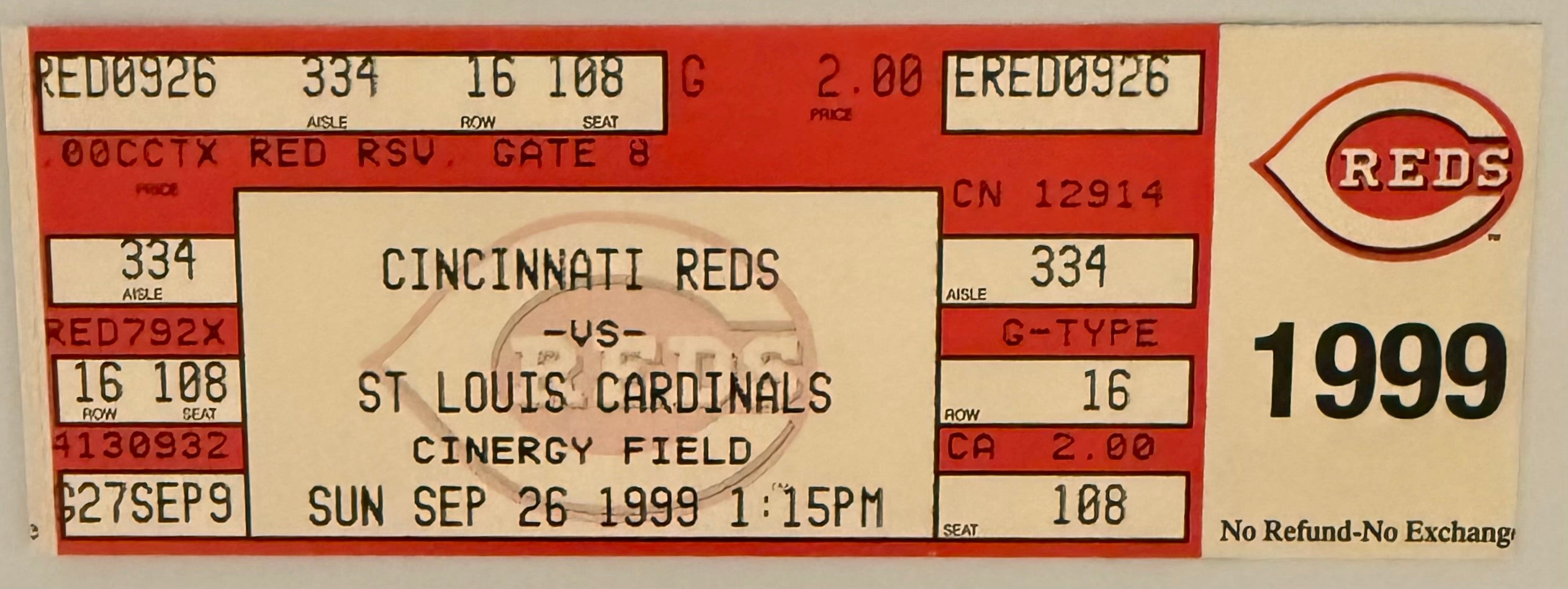 September 26, 1999, McGwire HR Number 60