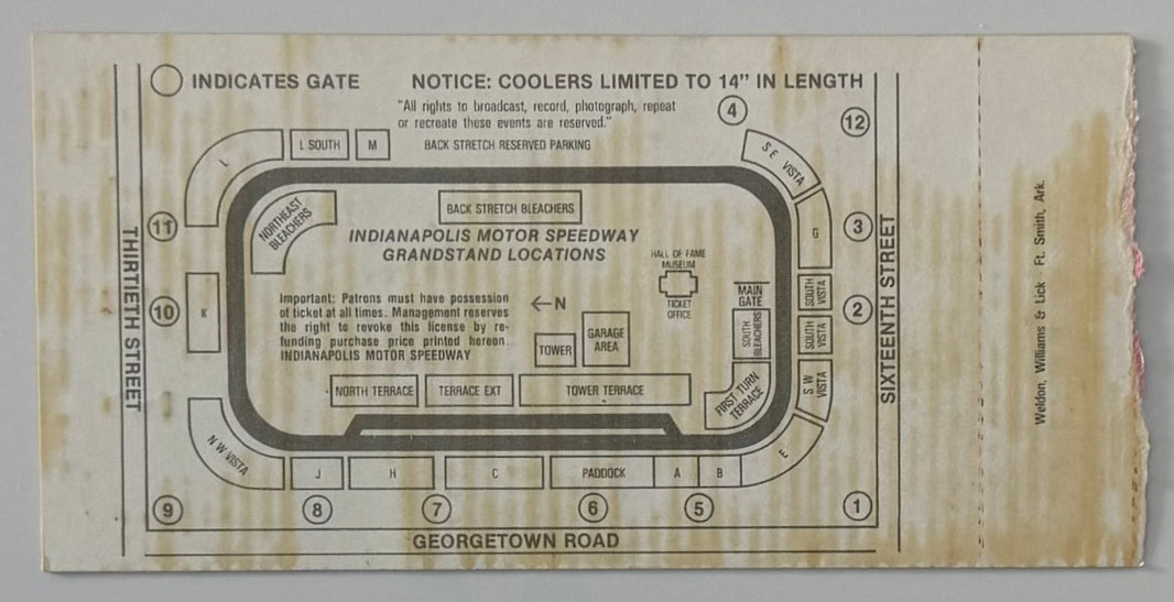 May 24, 1987, 71st Indianapolis 500