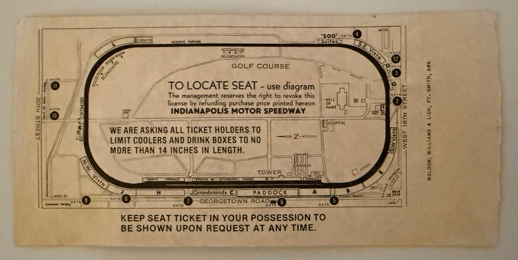 5/24/81 65th Indianapolis 500
