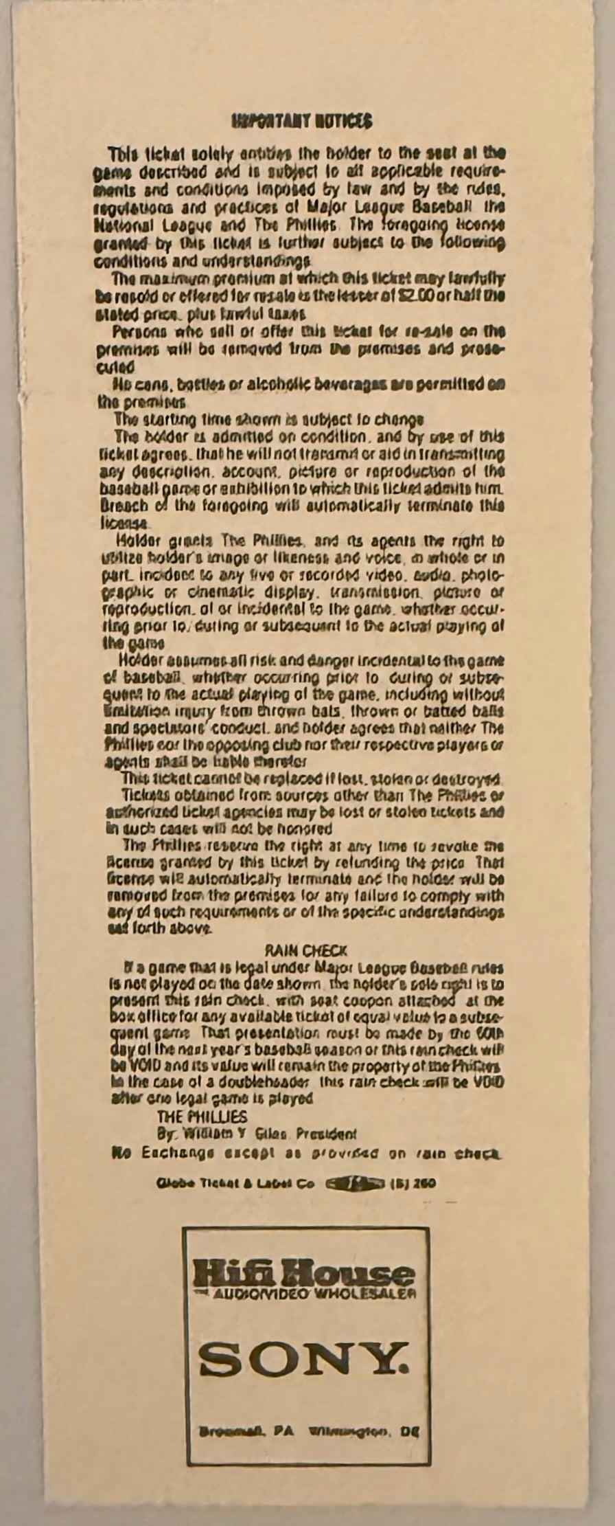 August 15, 1990, Phillies versus Giants, Terry Mulholland, No Hitter