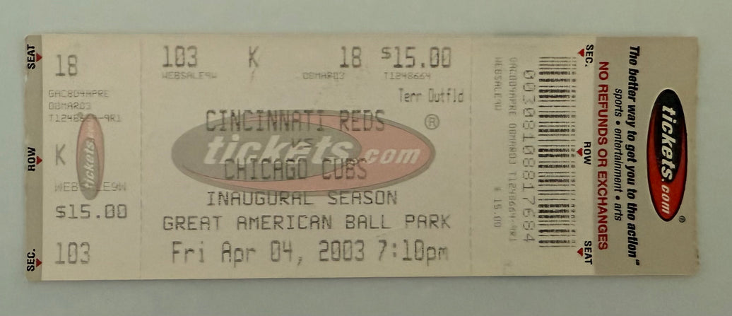 2003 Chicago Cubs’ Sammy Sosa Achieves Milestone 500 Career Home Run  April 4, 2003