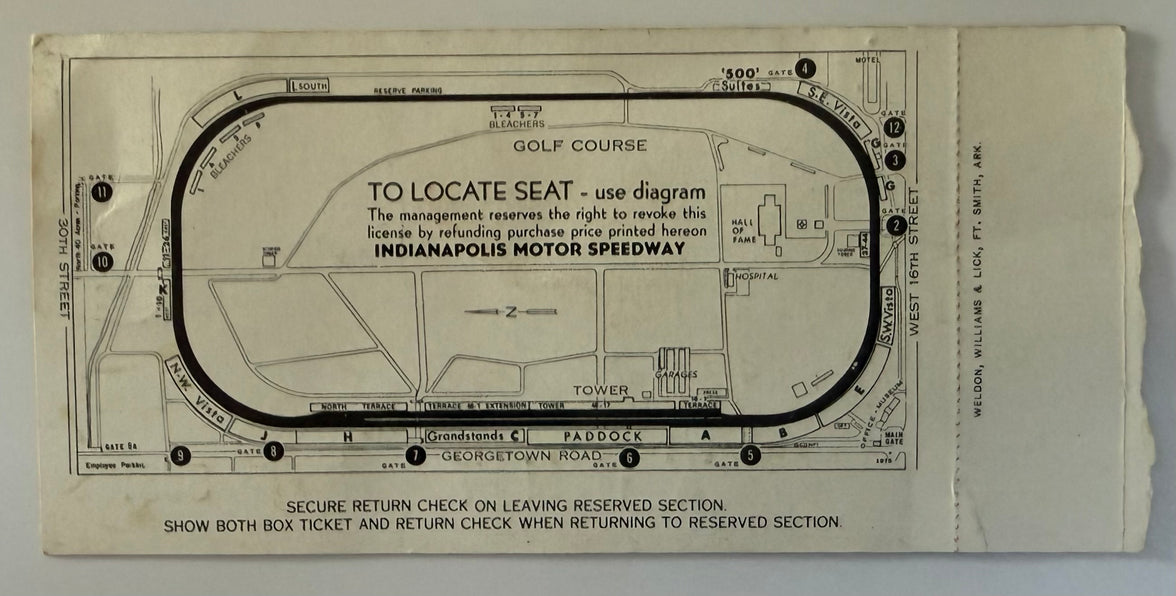 May 27, 1979, 63rd Indianapolis 500