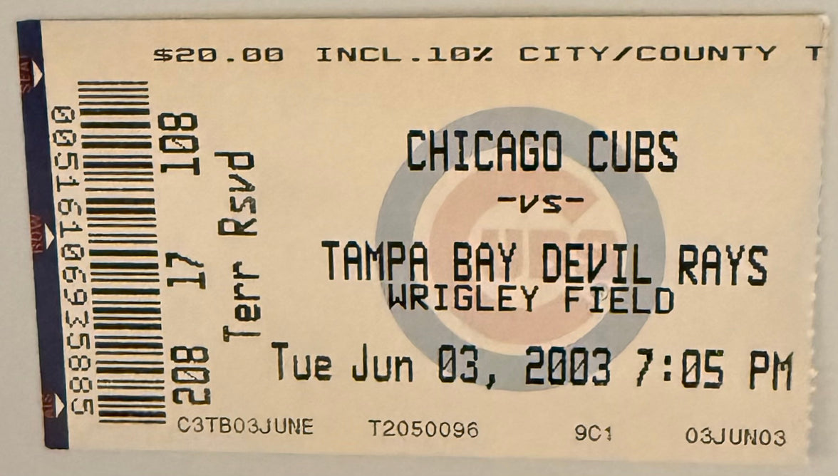 June 3, 2003, Sammy Sosa Corked Bat Game