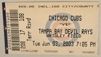 June 3, 2003, Sammy Sosa Corked Bat Game