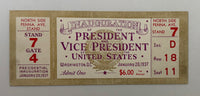 1937 Ticket to the Second Inauguration of Franklin Roosevelt and John Nance Garner, January 20, 1937