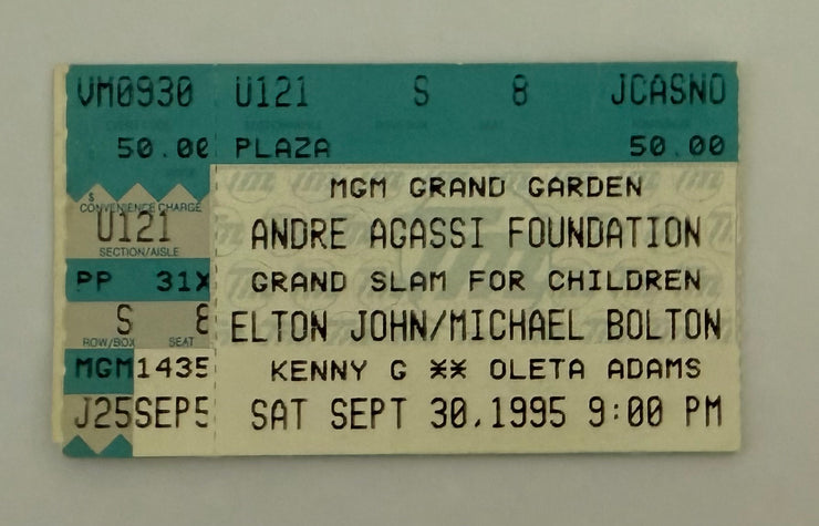 1995 Elton John/Michael Bolton/Kenny G., September 30, 1995