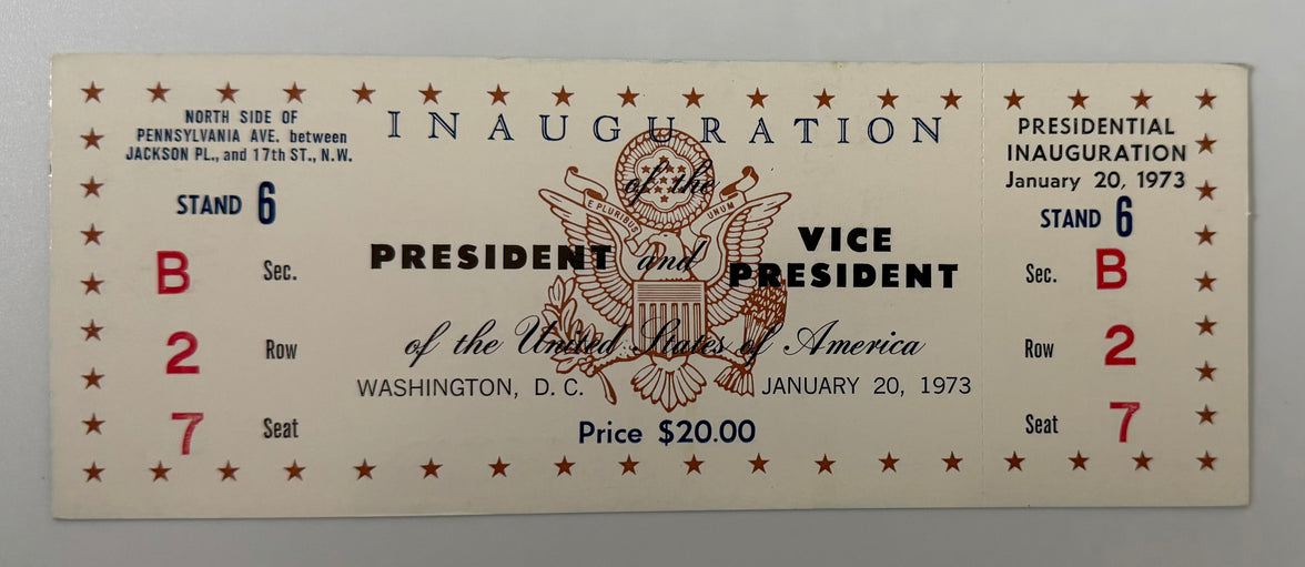 1973 Inauguration of Richard Nixon and Spiro Agnew