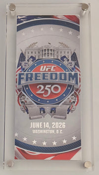 June 14, 2026, UFC Freedom 250, Framed Ticket
