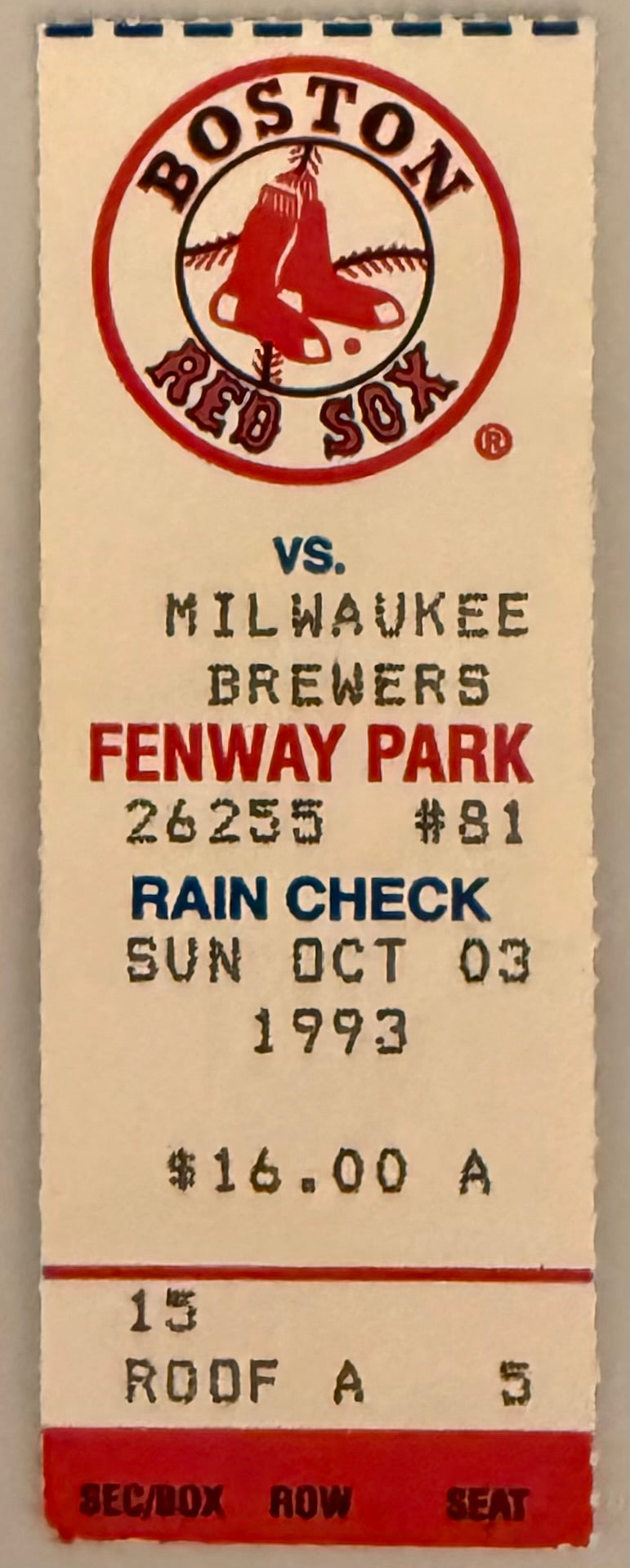 October 3, 1993, Robin Younts Last Career Game