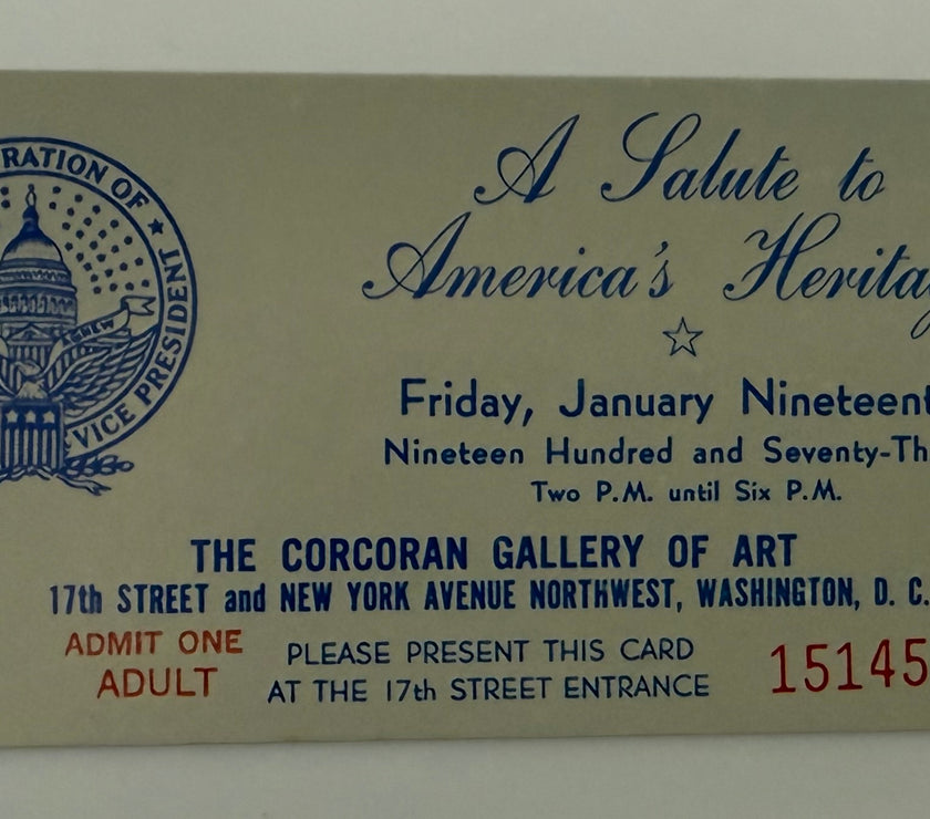 1973 A Salute to America's Heritage, January 19, 1973, Prior to the Inauguration of Richard Nixon