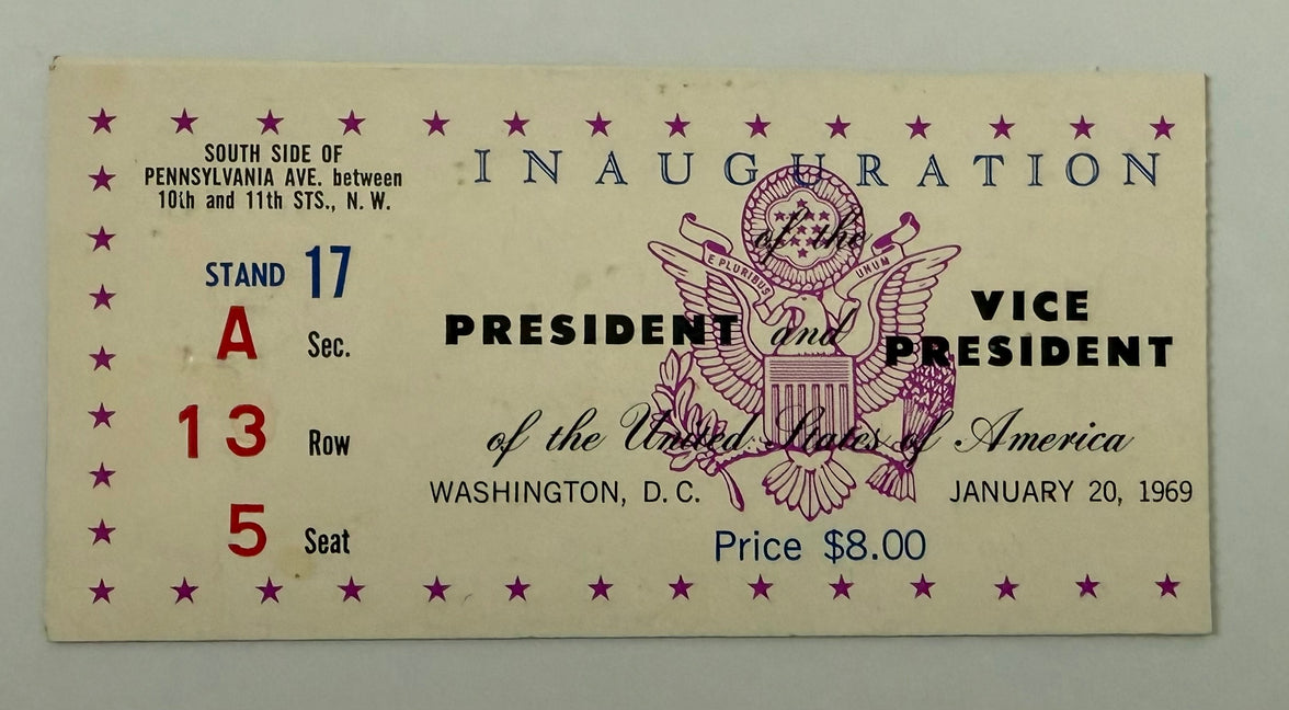 1969 Inauguration Richard Nixon and Spiro Agnew, January 20, 1969