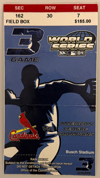 2004 World Series Game Three, St. Louis versus Boston (C) (CR)