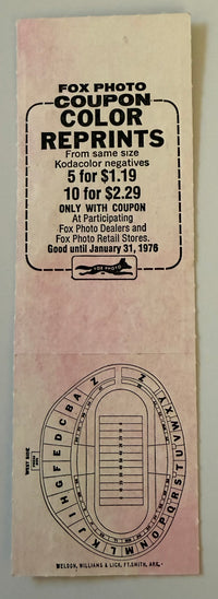 1975 World Football League, Charlotte Hornets versus San Antonio Wings, July 26, 1975