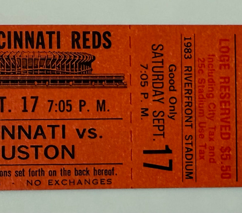 1983 Johnny Bench Hits Home Run 389 in His Last at Bat on Johnny Bench Day in Cincinnati, September 17, 1983