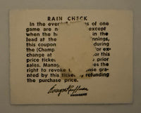 1969 Kansas City Royals First Game Ever, Royals versus Minnesota Twins,  April 8, 1969, Damage to Reverse