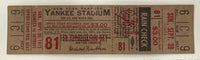 1973 Last Game Before Renovation at Old Yankee Stadium, 9/30/1973