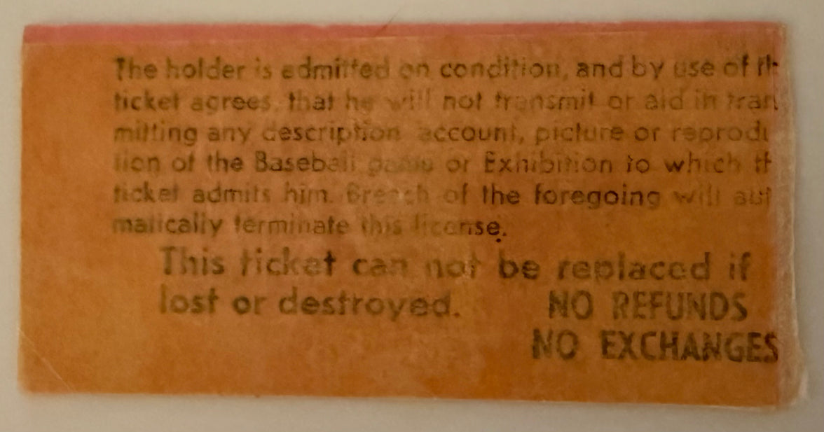 June 24, 1970, Reds Last Game at Crosley Field, Signed by Juan Marrichal Opposing Giants Starter NIP