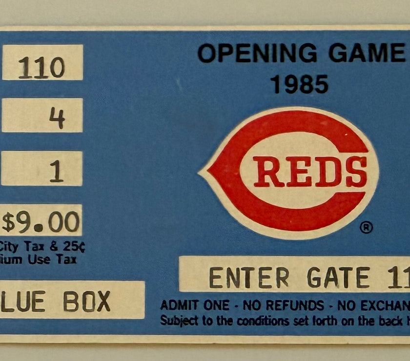 1985 Cincinnati Reds Opening Day Game