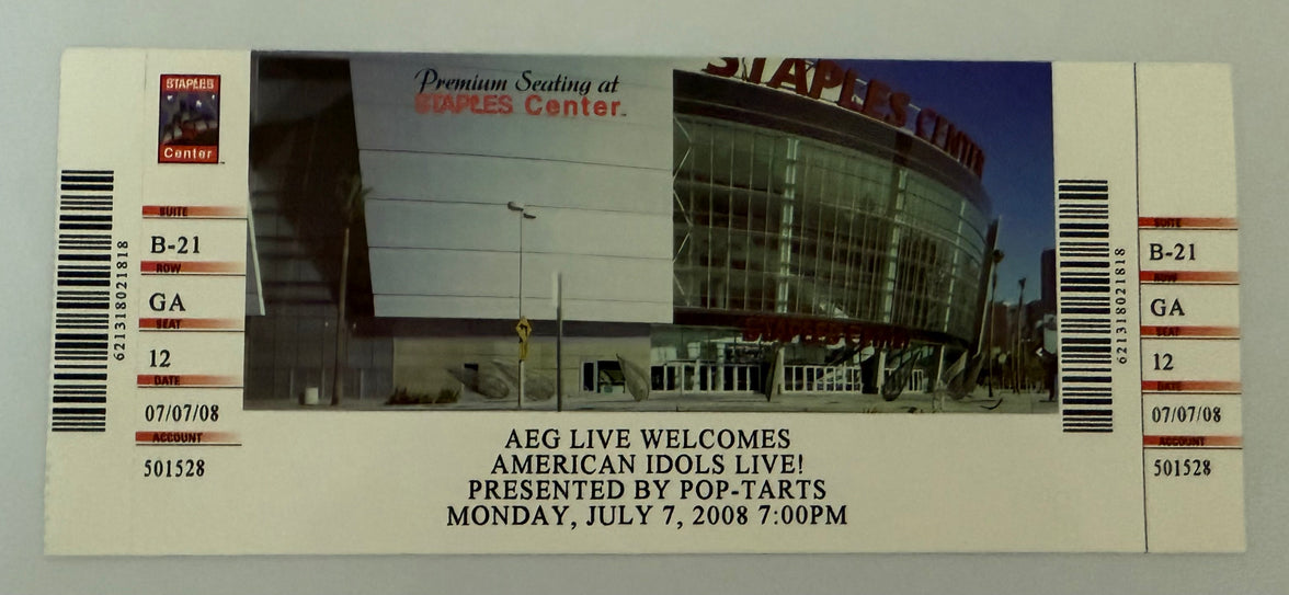 2008 AEG Welcomes American Idols Live, July 7, 2008