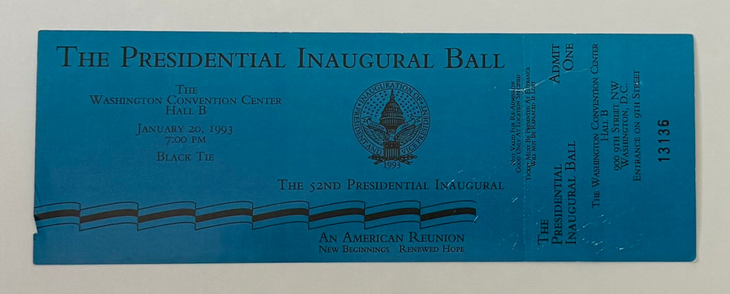 1993 Presidential Inaugural Ball of Bill Clinton