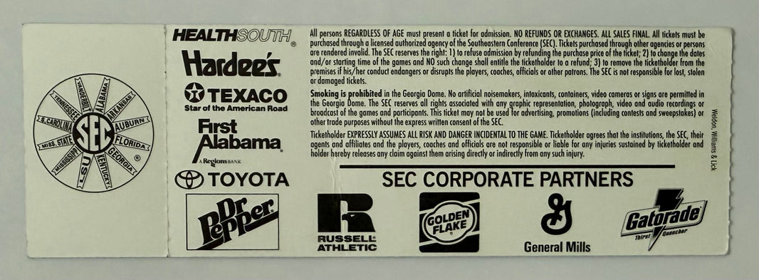 1995 SEC Basketball Tournament, Session 1 at George Dome in Atlanta, March 9, 1995