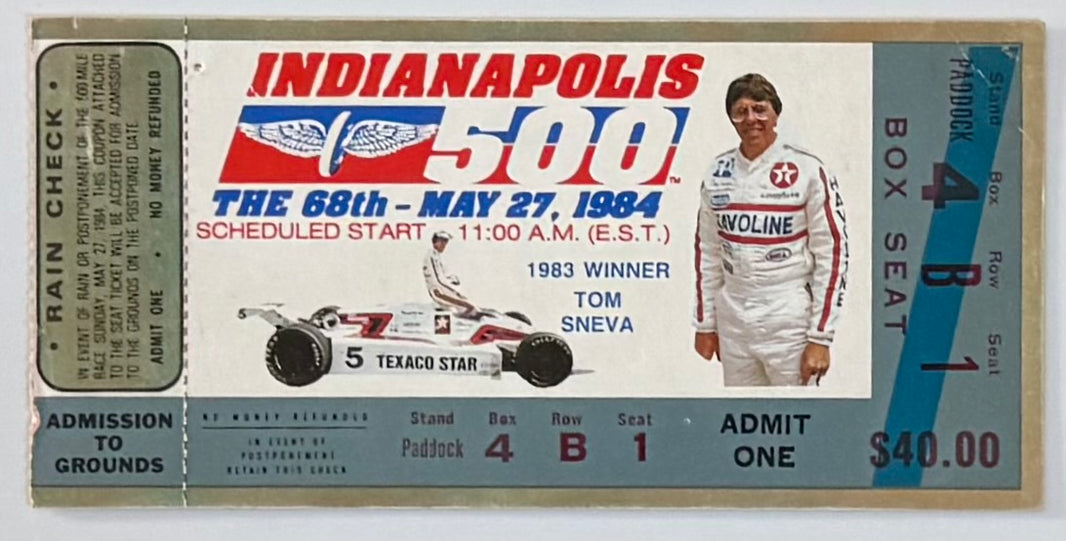 May 27, 1984, 68th Indianapolis 500