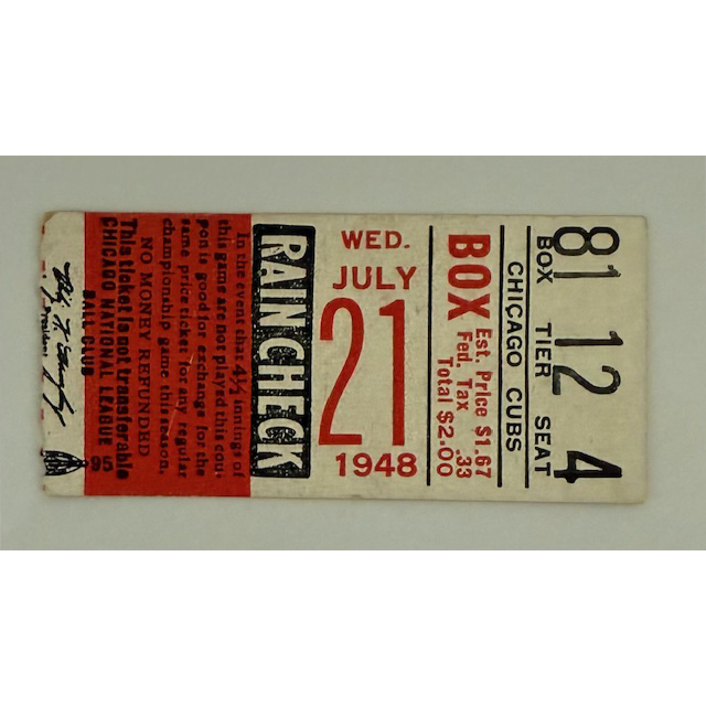 1948 Dodgers vs Cubs - Jackie Robinson 5 hits in DH