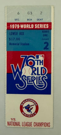 1979 Baltimore Orioles versus Pittsburgh Pirates, World Series Game 2, Crease