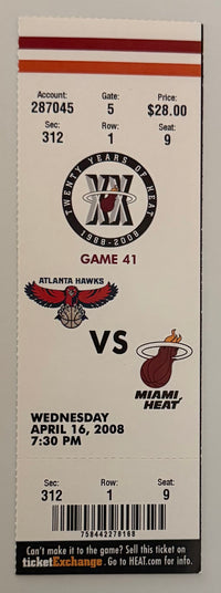 4/16/2008 Final Game Coached Pat Riley