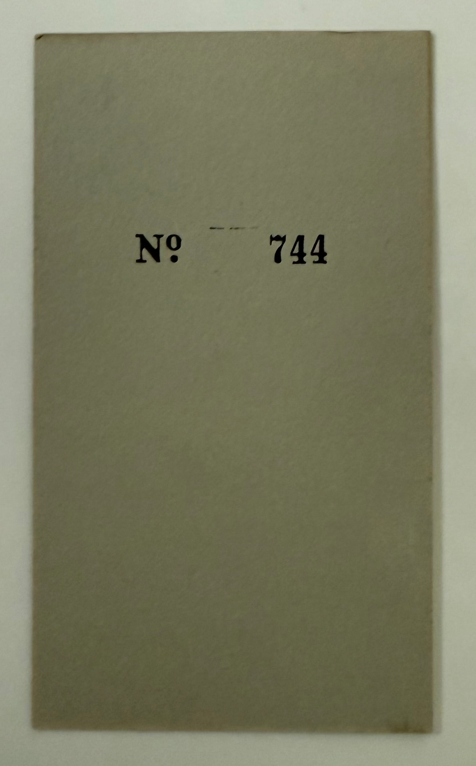 1977 Jimmy Carter Inauguration Ticket, January 20, 1977