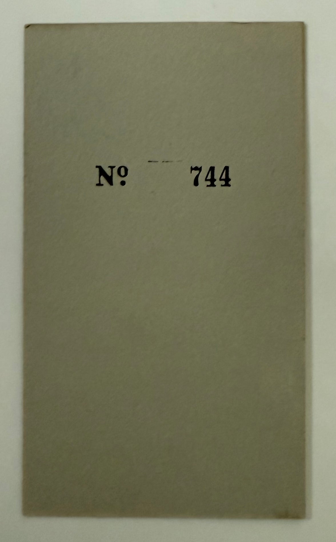 1977 Jimmy Carter Inauguration Ticket, January 20, 1977