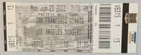 June 23, 2003, Barry Bonds Becomes Only Member of 500-500 Club