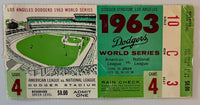 1963 World Series, Game 4, Dodgers Sweep Yankees, Fair Condition