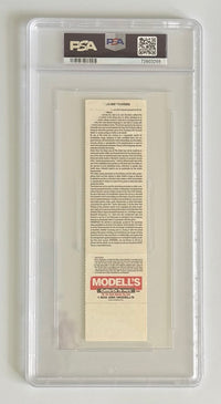 2001 Full Unused Ticket to 9/11/2001 Game in New York, Yankees vs Chicago, Game Rescheduled Until October 1, PSA