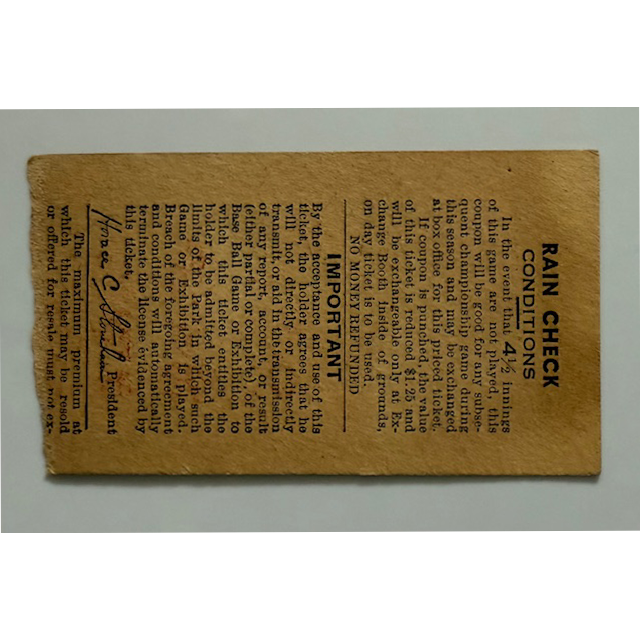 1952 Dodgers vs Giants - Jackie Robinson 1 Hit