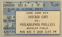 August 8, 1988, First Official Night Game at Wrigley - Game PPD