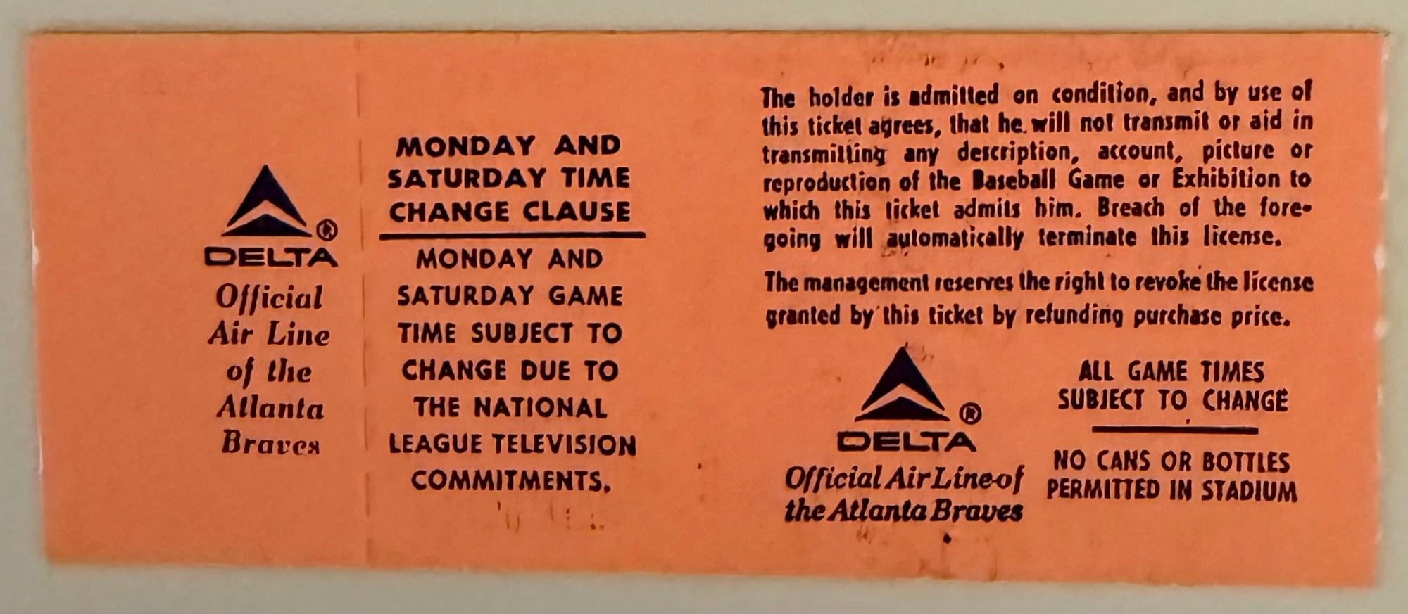September 29,  1976, John "The Count" Montefusco No Hitter, Attendance 1369