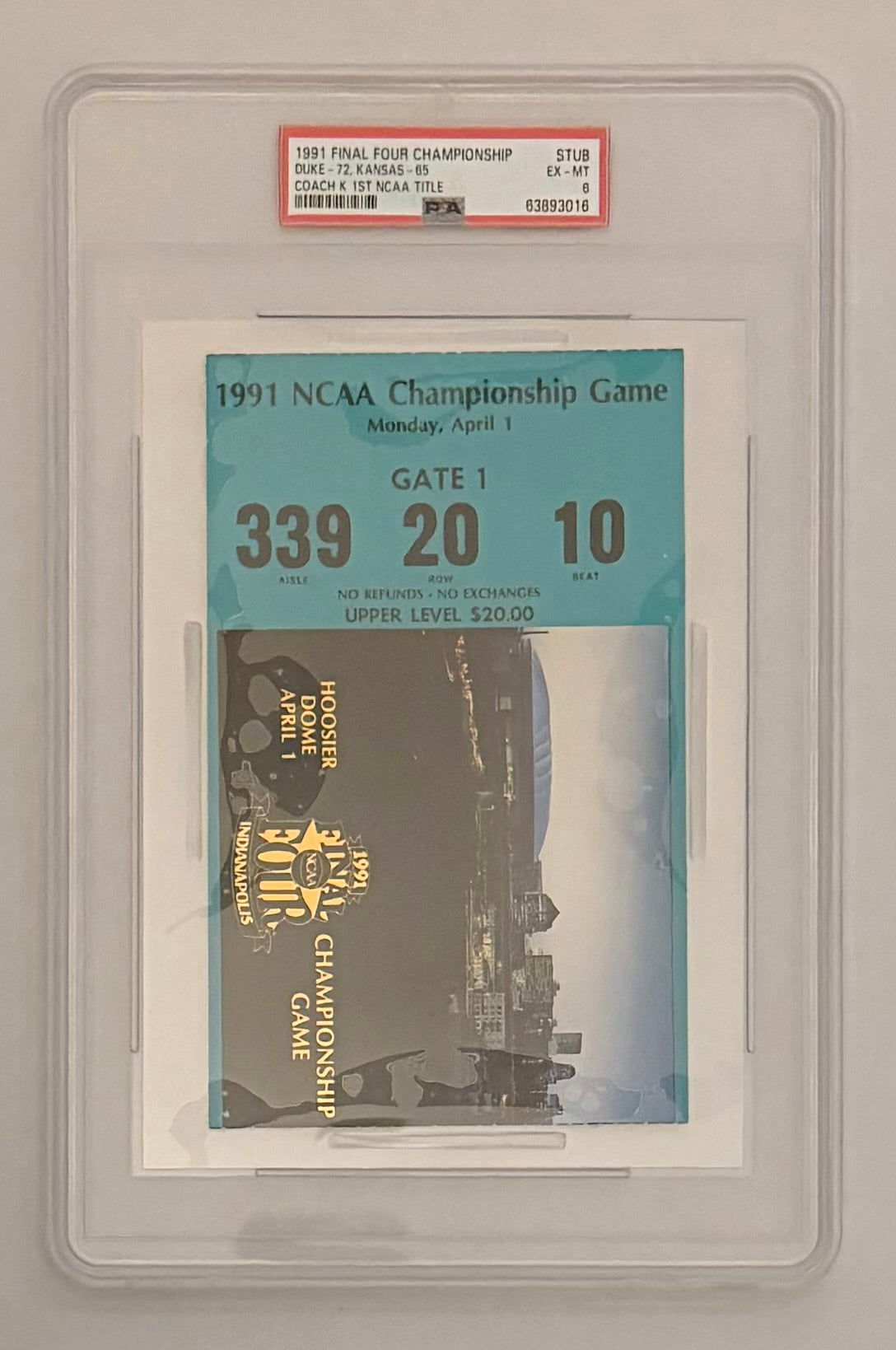 1991 NCAA Final Four Basketball Championship, Duke Defeats Kansas for Coach K’s First NCAA Title