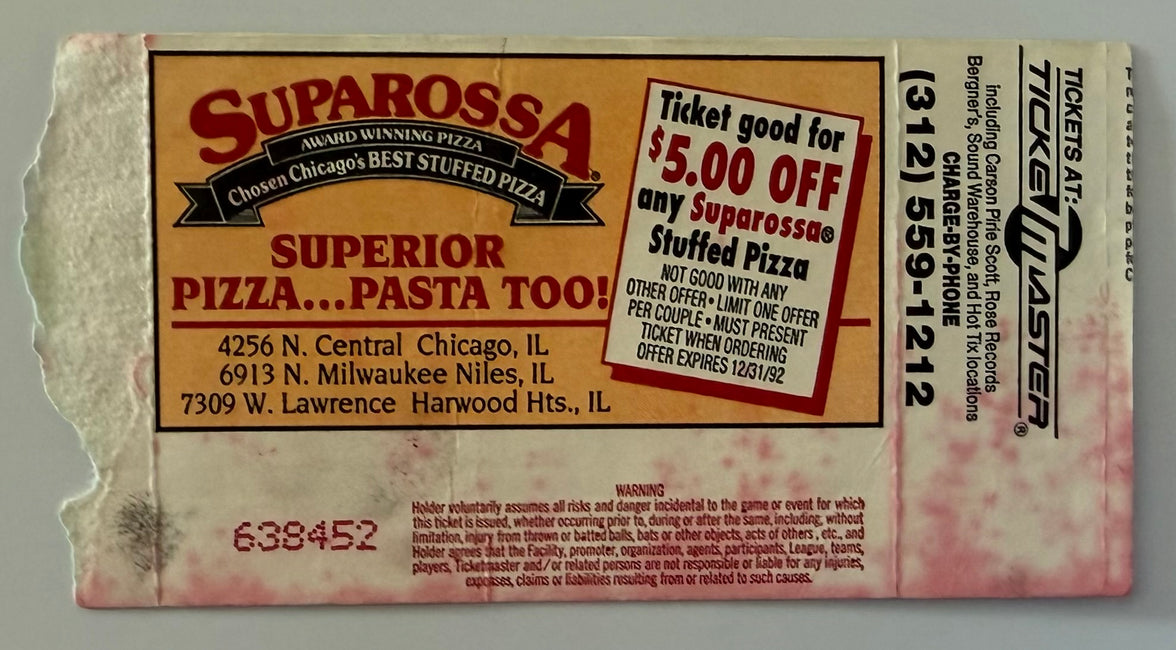 September 5, 1992, Northwestern versus Notre Dame at Soldier Field